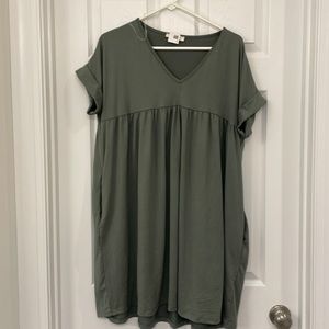 Entro army green dress